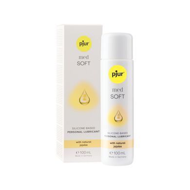 Силіконова змазка pjur MED Soft glide 100 мл з олією жожоба для дуже сухої та чутливої шкіри