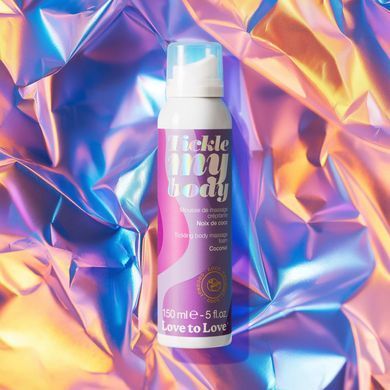 Масажна піна Love To Love TICKLE MY BODY COCONUT (150 мл) зволожувальна