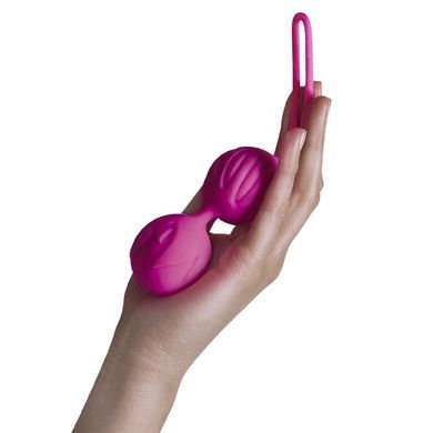 Вагинальные шарики Adrien Lastic Geisha Lastic Balls BIG Magenta (L), диаметр 4см, вес 90гр