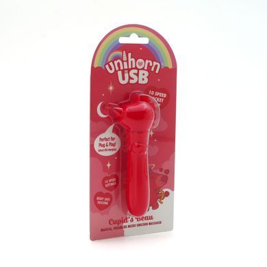 Вибратор-единорожка Unihorn USB Bullet &ndash; Cupid's Beau, вибропуля, USB-зарядка, 10 режимов