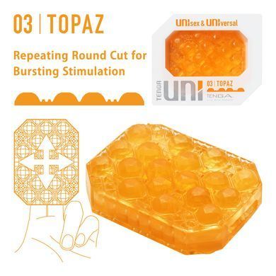 Стимулятор для ерогенних зон Tenga UNI Topaz
