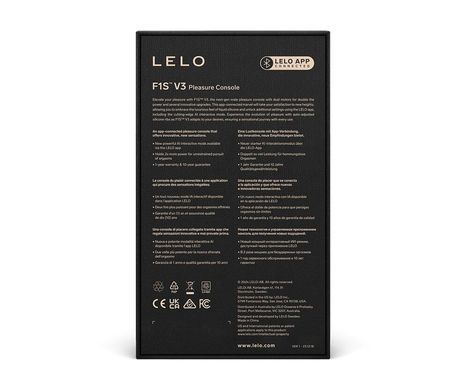 Смарт-мастурбатор LELO F1S V3 Red, 2 мотора, 8 режимов, стимуляция звуковыми волнами