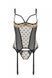 Корсет Passion MARINA CORSET, S/M, beige, з відкритими чашками