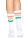 Носки женские в полоску Leg Avenue Pride crew socks Pansexual, 37&ndash;43 размер