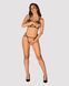 Эротический комплект из стреп Obsessive Badossa 2-pcs set S/M, черный, с доступом