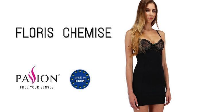 FLORIS CHEMISE black L/XL - Passion Exclusive