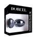 Металева анальна пробка з кристалом Dorcel Diamond Plug Black M