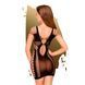 Мини-платье с сюрреалистическим узором Penthouse - Juicy Poison Black XL
