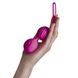 Вагинальные шарики Adrien Lastic Geisha Lastic Balls BIG Magenta (L), диаметр 4см, вес 90гр