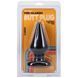 Анальная пробка Doc Johnson Smooth Classic Large - Black, макс. диаметр 5,7см