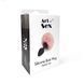 Силиконовая анальная пробка М Art of Sex - Silicone Bunny Tails Butt plug Black, диаметр 3,5 см