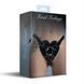 Трусики Сердце для страпона Feral Feelings - Hearts Strap-on Belt Black