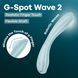Вибратор Satisfyer G-Spot Wave 2 Ice Blue, имитирует прикосновение пальца