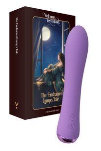 Вибратор с подогревом FairyGasm WowGenie violet, подогрев до 42 &deg;C