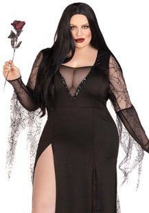 Костюм Мортиши Аддамс Leg Avenue Sexy Spooky Morticia 3X&ndash;4X