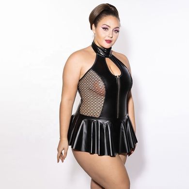 Боди JSY P61158 Black Plus Size