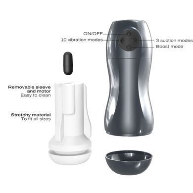 Вибромастурбатор Dorcel BLOWJOY VIBE, эффект всасывания
