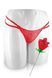 Мереживні трусики у вигляді троянди Fun Novelties Rose You Red