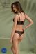 Комплект Passion DROSERA SET black S/M, сетка+кружево, бюстье и трусики танга