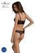 Комплект Passion DROSERA SET black S/M, сетка+кружево, бюстье и трусики танга