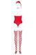Боді Obsessive Kissmas teddy red S/M