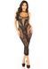 Платье Leg Avenue Rhinestone Lace and Net Bodycon Dress One Size, Black