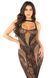 Платье Leg Avenue Rhinestone Lace and Net Bodycon Dress One Size, Black