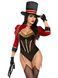 Костюм циркачки Leg Avenue Ravishing Ringmaster Bodysuit S