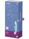 Двосторонній вібратор-кролик Satisfyer Triple Oh Light Blue, 3 мотори, руків&rsquo;я-масажер
