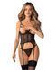 Корсет Obsessive Euridia corset & tanga XL/2XL