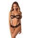 Боді Obsessive Carrola crotchless teddy 2XL/3XL