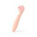 Вакуумный стимулятор с вибратором KISSTOY Polly Max Pink