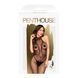 Бодистокинг с высоким кружевным воротником Penthouse - First Lady Black XL
