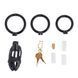 Клітка для пеніса LOCKINK SEVANDA Plastic Penis Chastity Cage - Black