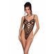 Эротическое боди с рисунком Passion LOVELIA BODY XXL/XXXL, black