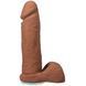 Фаллоимитатор Doc Johnson The Realistic Cock ULTRASKYN - 8 Inch with Balls Caramel