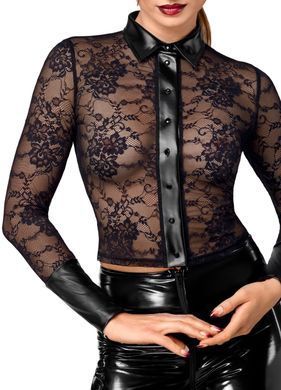 Блуза Noir Handmade F377 Noirelle Lace Button-up Shirt XL