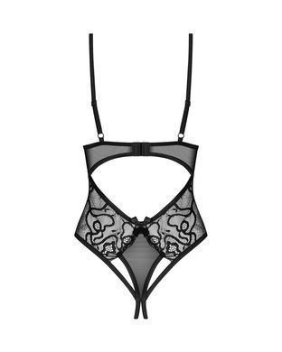 Боді Obsessive Blomentis crotchless teddy M/L