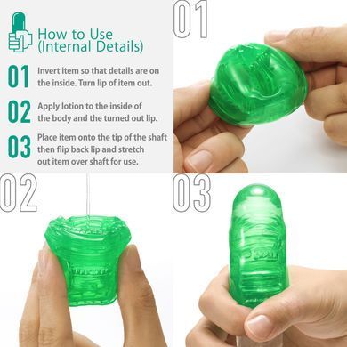 Унисекс-стимулятор Tenga UNI Amethyst, фиолетовый, узор в виде рельефных квадратов, лубрикант в комплекте