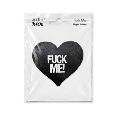 Пестис-сердечки Art of Sex - Fuck me, черный