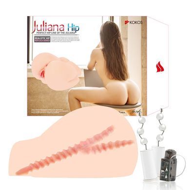 Мастурбатор Kokos Juliana Deluxe с функцией массажа и вибрацией