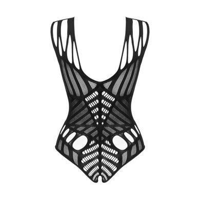 Боді з великими вирізами Obsessive B139 crotchless teddy S/M/L, з доступом