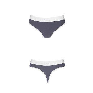 Спортивные трусики-стринги Passion PS007 PANTIES XL, dark grey
