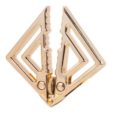 Зажимы для сосков с легкой подвеской LOCKINK Adjustable Nipple Clamps with Light&nbsp;Pendant - Golden