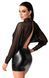Платье Noir Handmade F348 Powerwetlook and tulle dress - M
