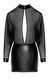 Платье Noir Handmade F348 Powerwetlook and tulle dress - M