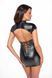 Сукня Noir Handmade F309 Fantasy wetlook mini dress with lace up back - XL