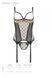 Корсет Passion MARINA CORSET, XXL/XXXL, beige, с открытыми чашками