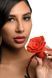 Силиконовый кляп с розой Master Series: Blossom Silicone Rose Gag &ndash; Red