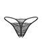 Набір трусиків з доступом Obsessive Bianca 2-pack crotchless thong L/XL